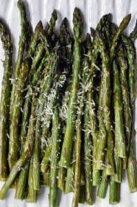 Roasted Asparagus with Parmesan