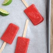 Strawberry Margarita Ice Pops