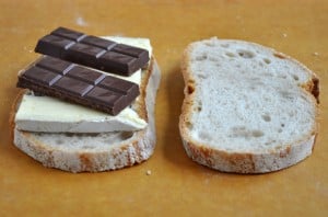 Chocolate and Brie Panini