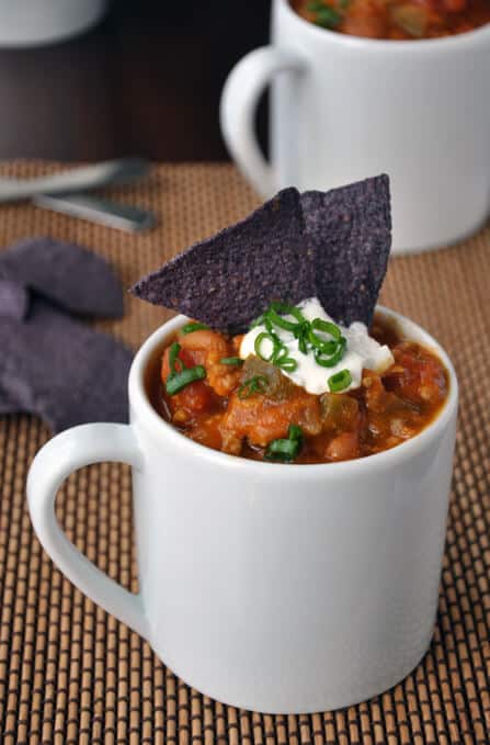 Pumpkin Turkey Chili