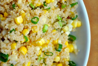 Quinoa with Corn and Scallions