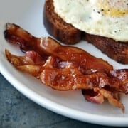 Candied Bacon and Fried Eggs