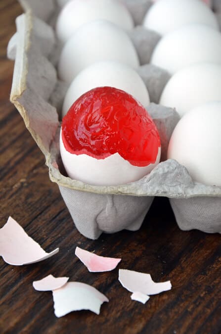 Jell-O Eggs Made Out of Real Eggs
