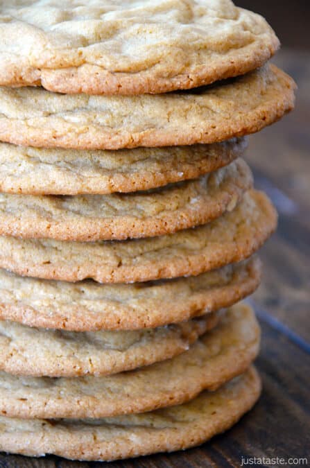 Soft and Chewy Peanut Butter Cookies