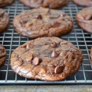 Espresso Chocolate Chip Brownie Cookies