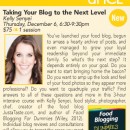Food Blogging Class at ICE