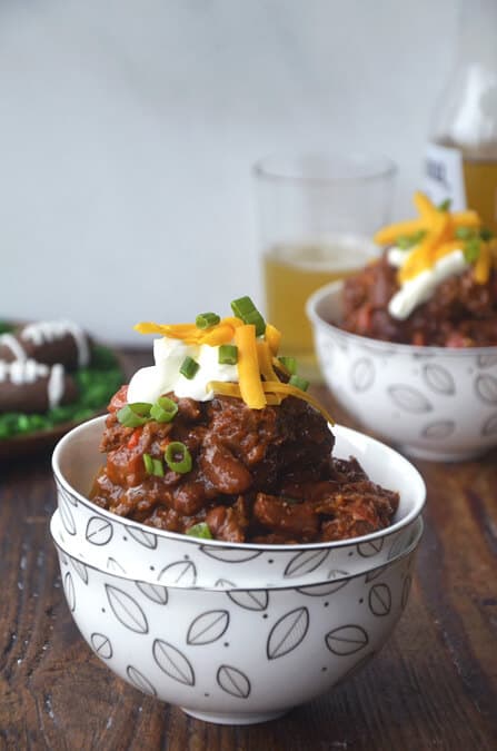 Super Bowl Chipotle Chili con Carne