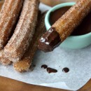 Homemade Churros with Chocolate Sauce