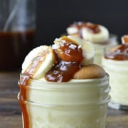 Banana Pudding with Homemade Salted Caramel Sauce