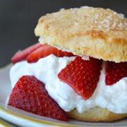 Easy Strawerry Shortcake with Whipped Cream