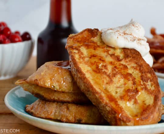 Overnight Eggnog French Toast