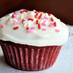 Raspberry Cupcakes with Cream Cheese Frosting