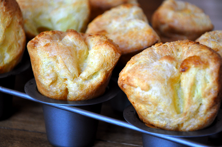 Muffin Pan Popovers - Just a Taste