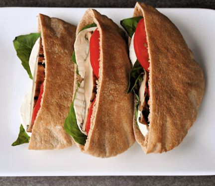 Grilled Portobello Pitas