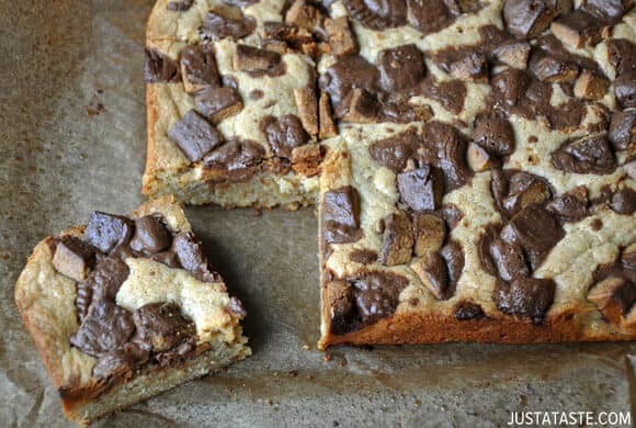Peanut Butter Blondies #recipe