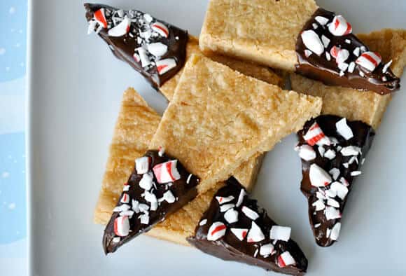 Brown Sugar Shortbread Cookies from justataste.com #recipe