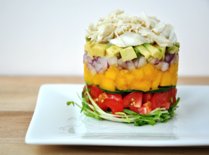 Crab Avocado Mango Stack Recipe Chart House