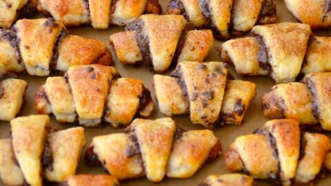 The best Chocolate Rugelach cookies