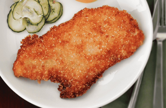 Hungarian Wienerschnitzel from justataste.com