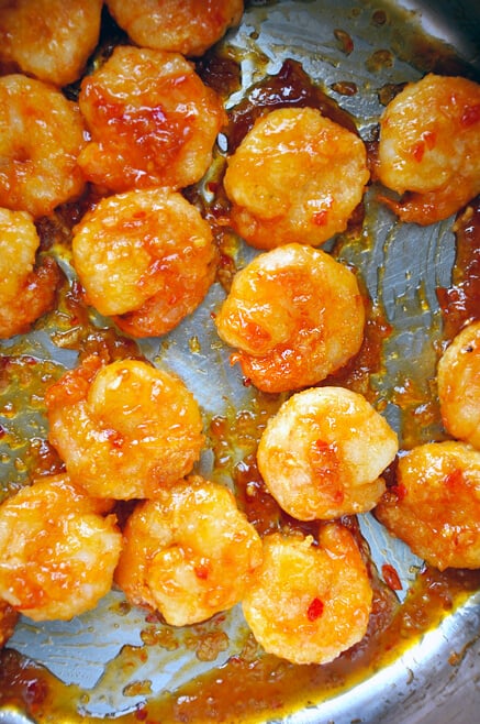 Sweet and Sour Crackerjack Shrimp