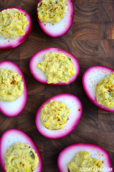 Pickled Deviled Eggs #recipe