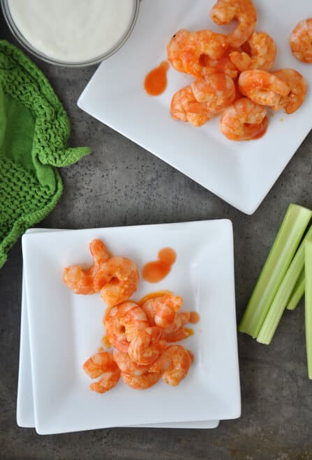 Grilled Buffalo Shrimp