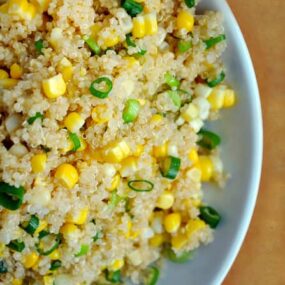 Quinoa with Corn and Scallions