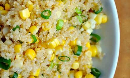 Quinoa with Corn and Scallions