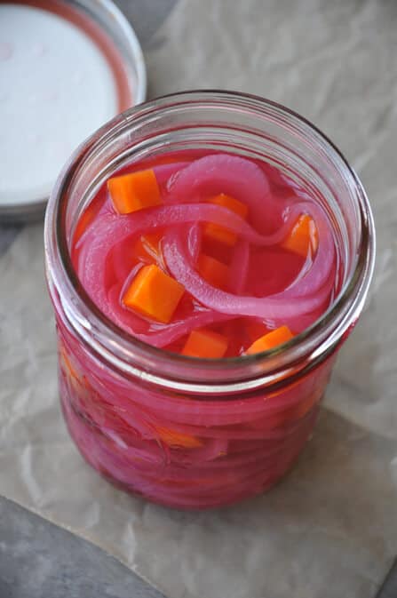 Pickled Red Onion and Carrot Relish