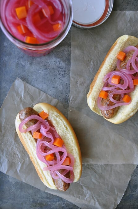 Pickled Red Onion and Carrot Relish