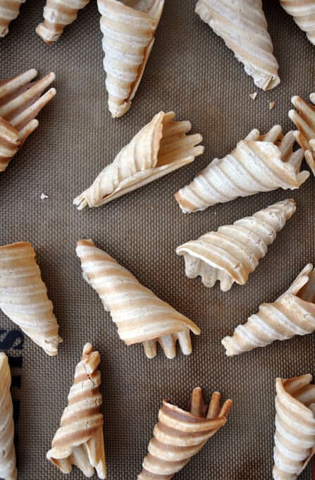 Homemade Waffle Cones Made on a Panini Press