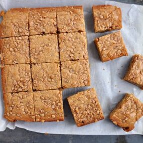 Toffee Blondies