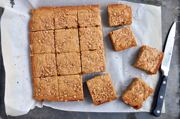 Toffee Blondies