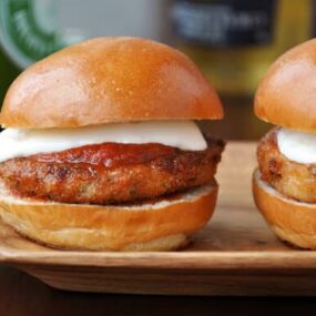 Eggplant Parmesan Sliders