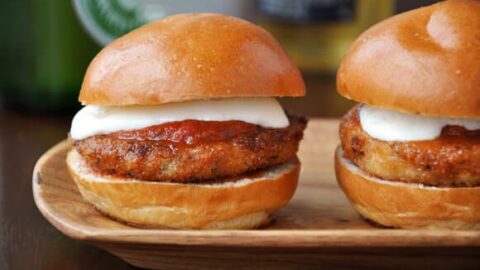 Eggplant Parmesan Sliders