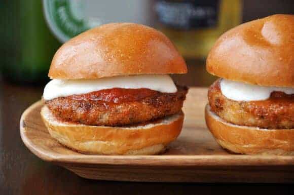 Eggplant Parmesan Sliders