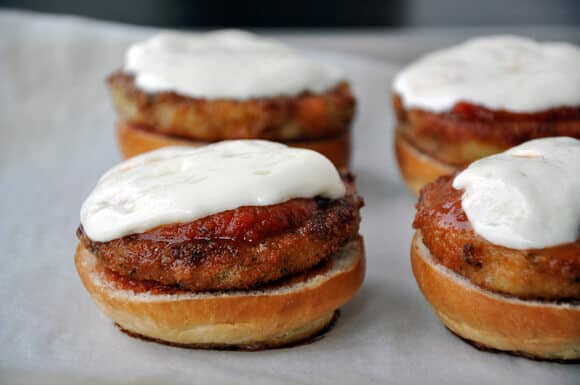 Eggplant Parmesan Sliders