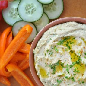 The Secret to the Best Homemade Hummus from justataste.com