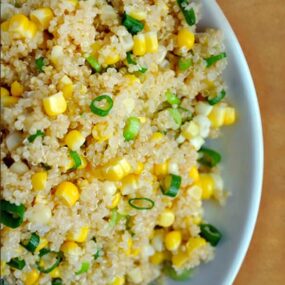 Quinoa with Corn and Scallions