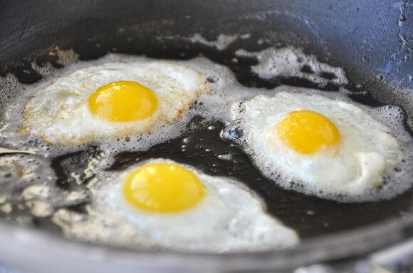 Fried Quail Eggs