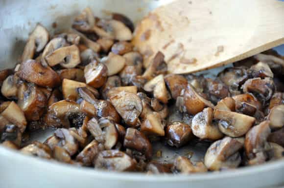 Creamy Mushroom and Parmesan Crostini