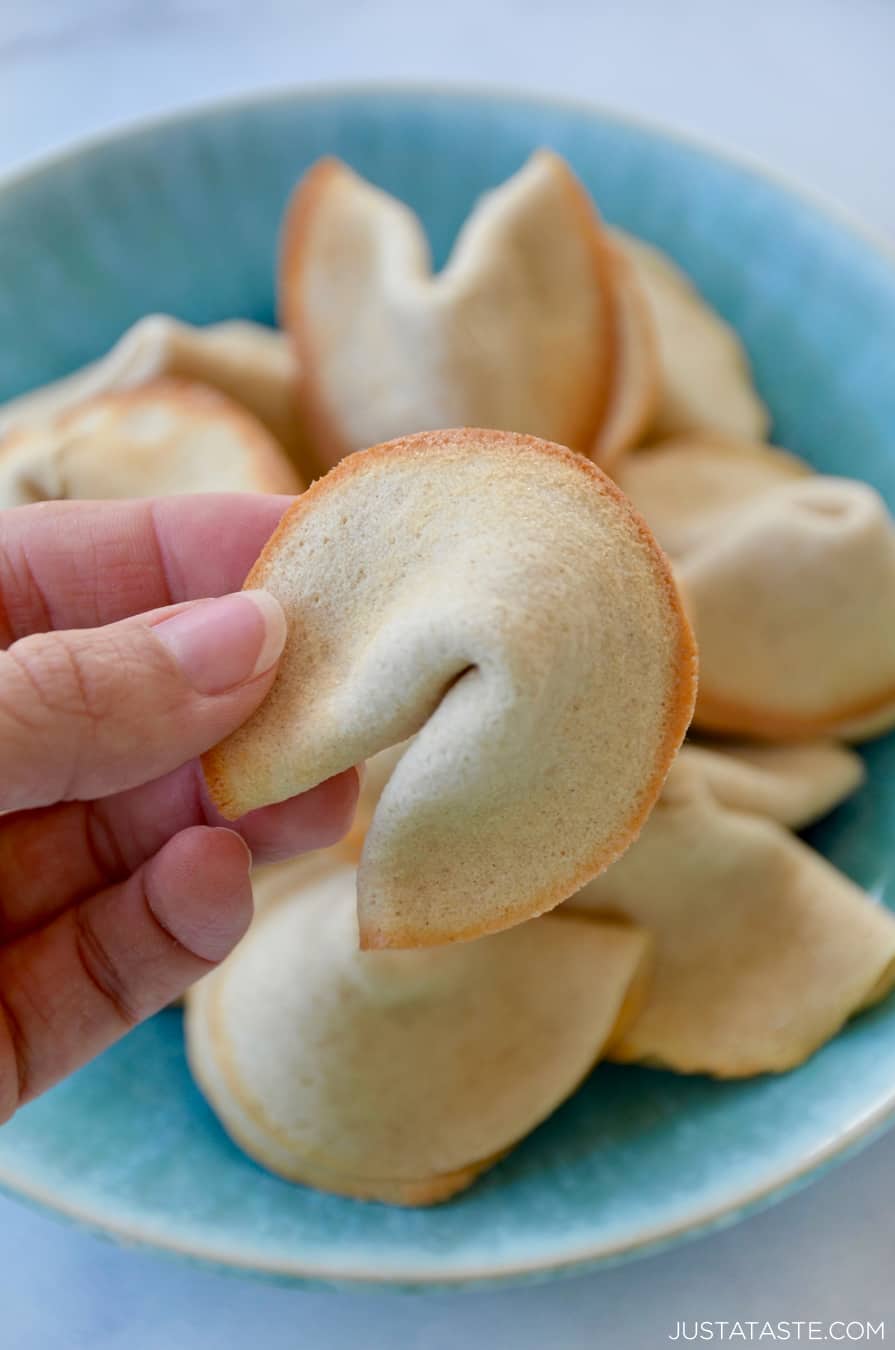 Choc dipped fortune cookie recipe