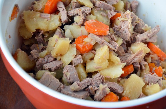 Crock Pot Beef and Bacon Hash