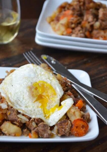 Crock Pot Beef and Bacon Hash