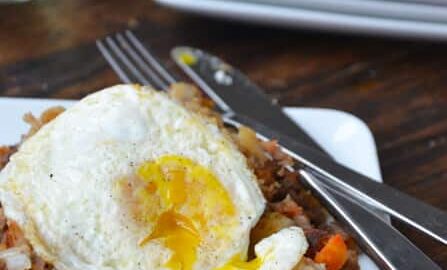 Crock Pot Beef and Bacon Hash