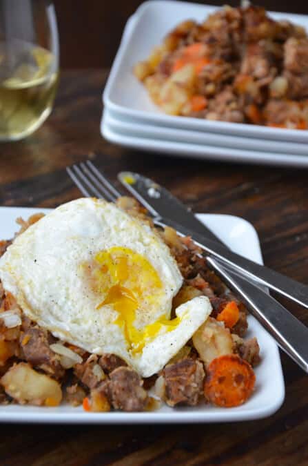 Crock Pot Beef and Bacon Hash