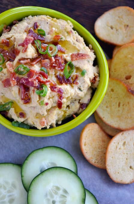 Bacon Scallion Hummus