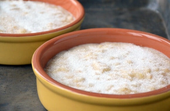 Rice Pudding with Sugar