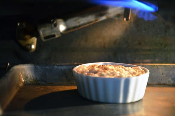Rice Pudding Under Broiler