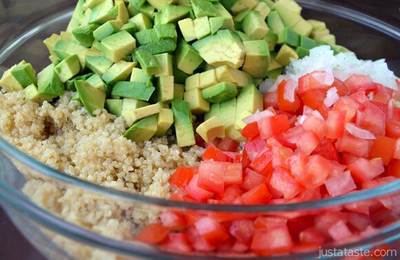 Quinoa Guacamole Salad